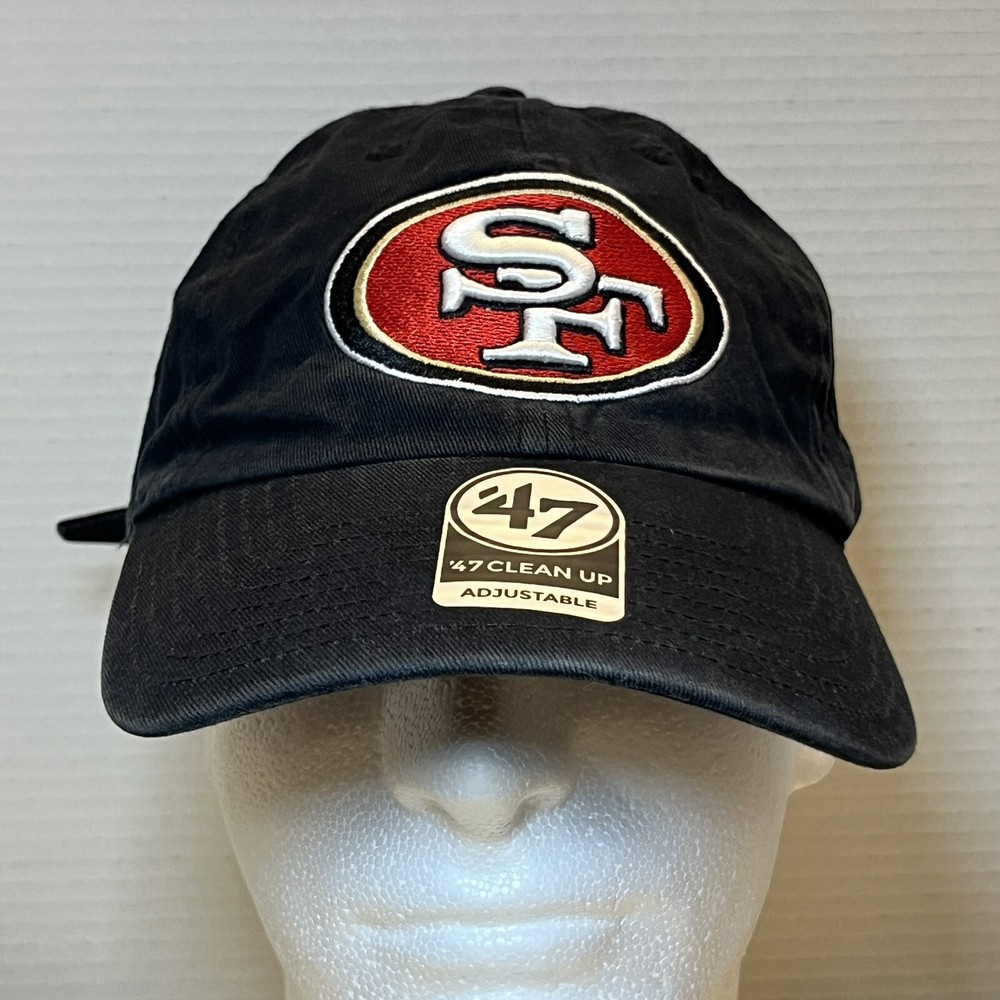 SAN FRANCISCO 49ERS '47 BRAND CLEAN UP ADJUSTABLE SNAPBACK HAT CAP