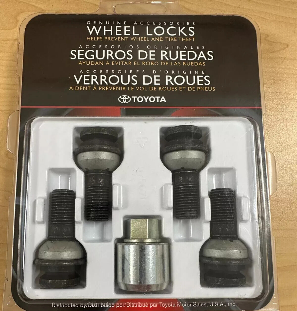 OEM Toyota 2023-24 BZ4X & 2024-25 Crown Wheel Lock Set PT276-48230-02