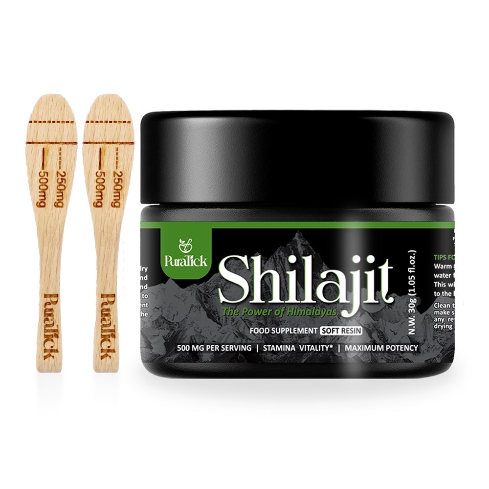 Shilajit Resin Organic 30g | A+ Grade Pure Himalayan Shilajit Supplement Cont...