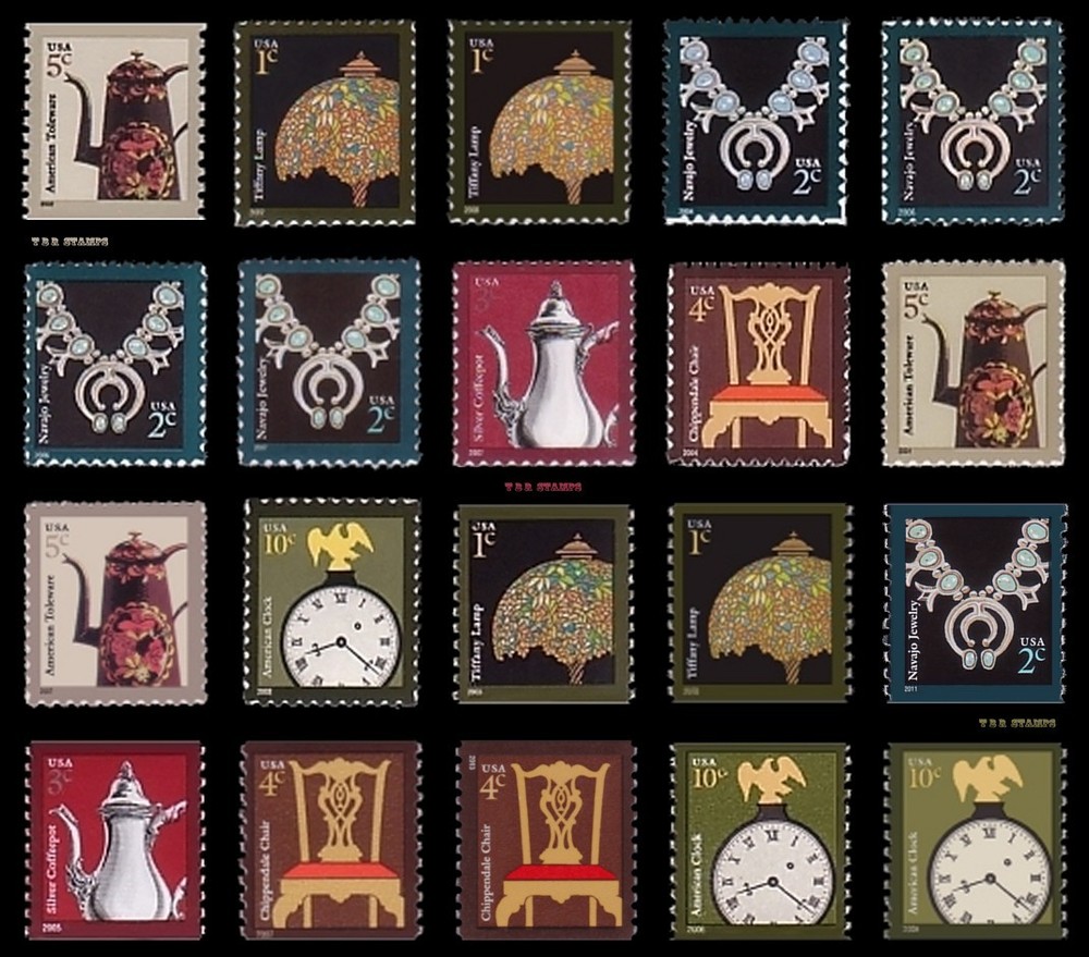 American Design Series Complete Set of 20 Stamps 3612 3749-63 3761A MNH -Buy Now-image