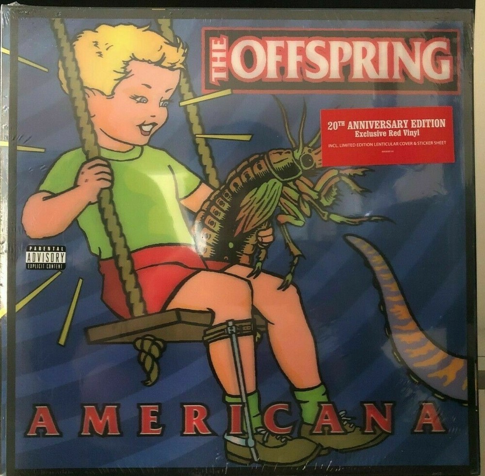 The Offspring Americana (20th Anniversary) RED VINYL LENTICULAR COVER BRAND NEW