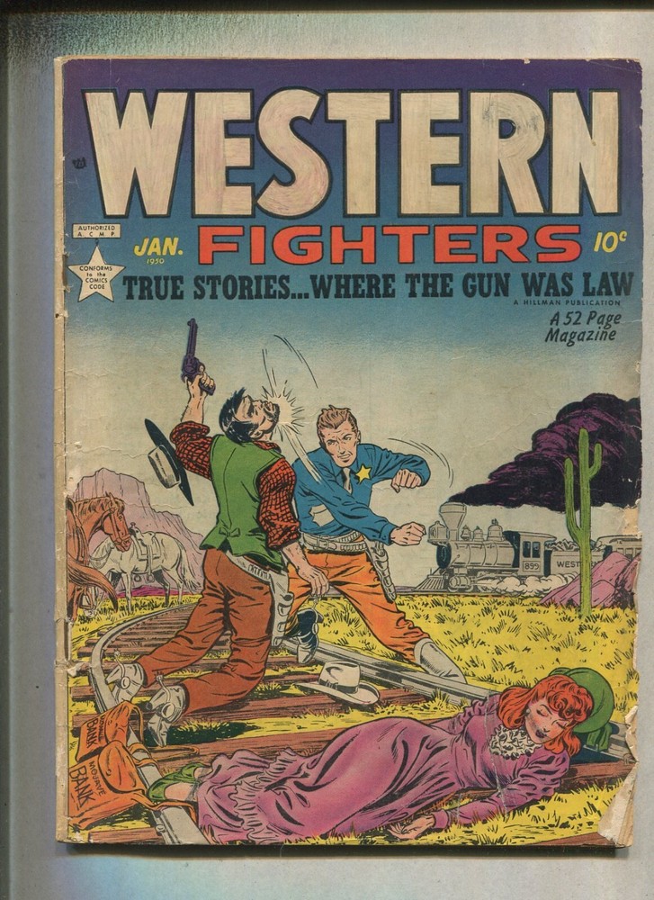 Western Fighters: Vol. 2 # 2 Fair/GD True Stories Hillman Periodicals SA