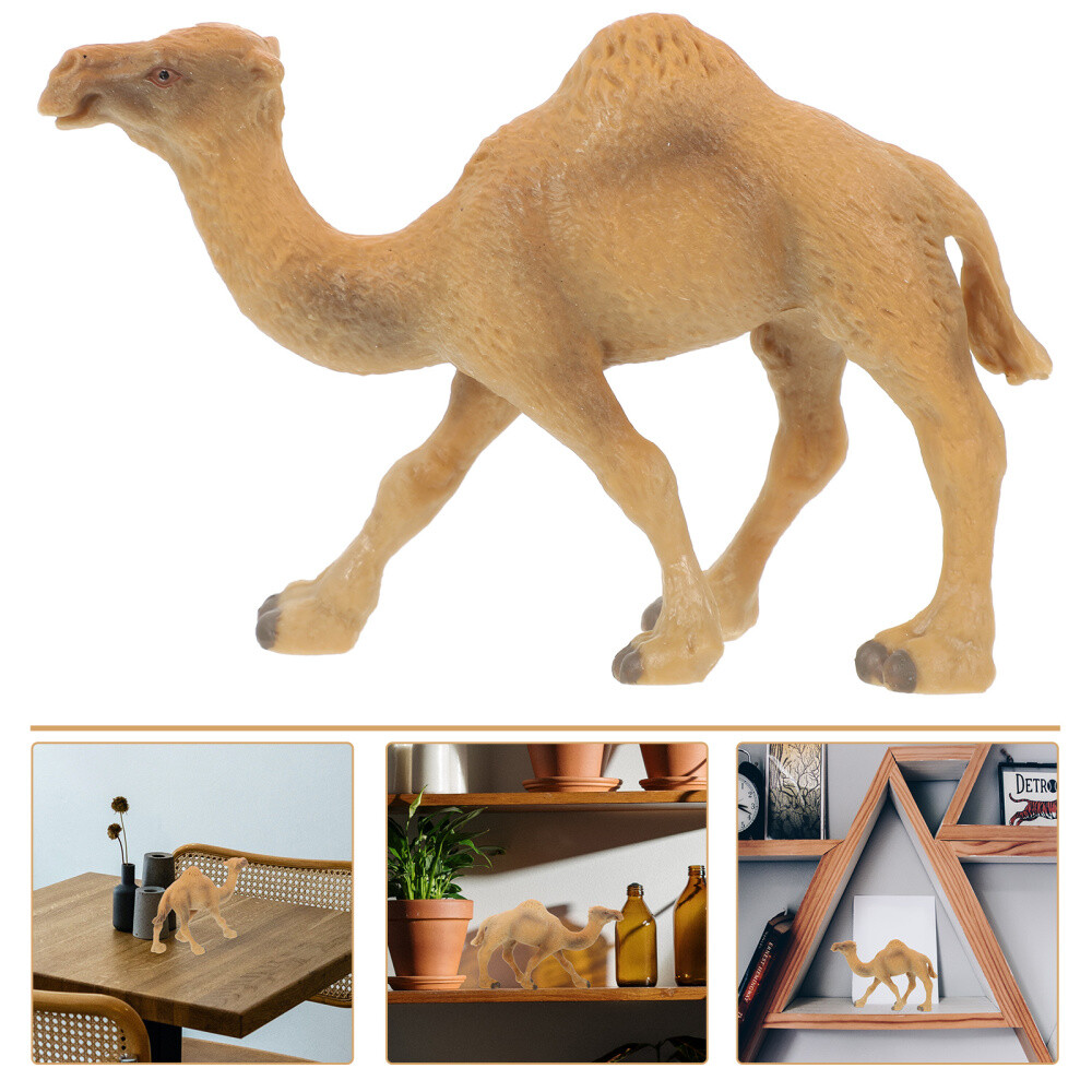 Camel Figurine Figurines for Kids Lifelike Statue Artificial Figure Toy Child