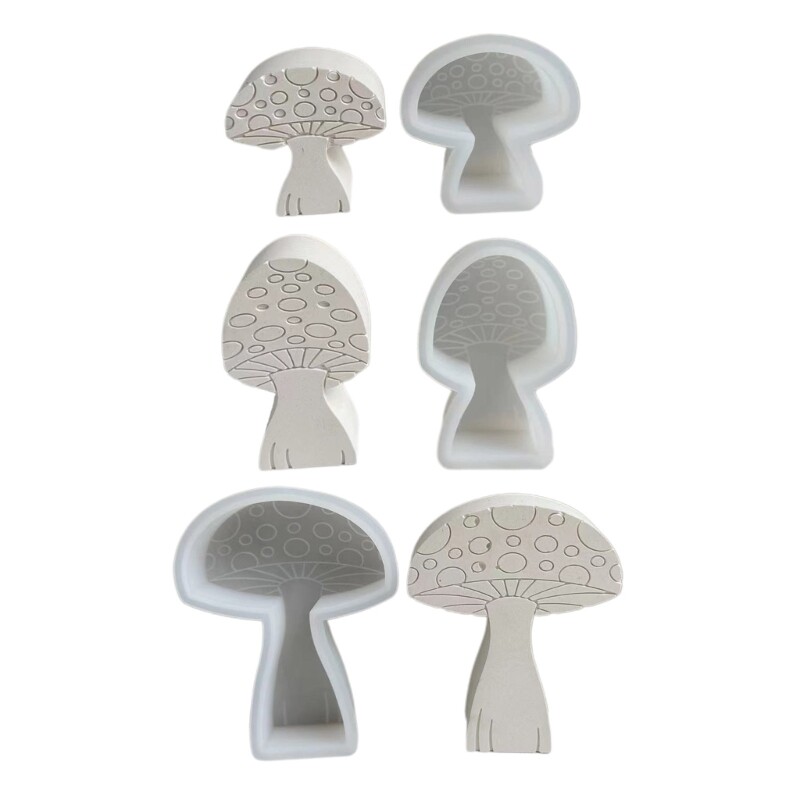Aromatherapy Gypsum 3D Mushroom Pendant Silicone Mold