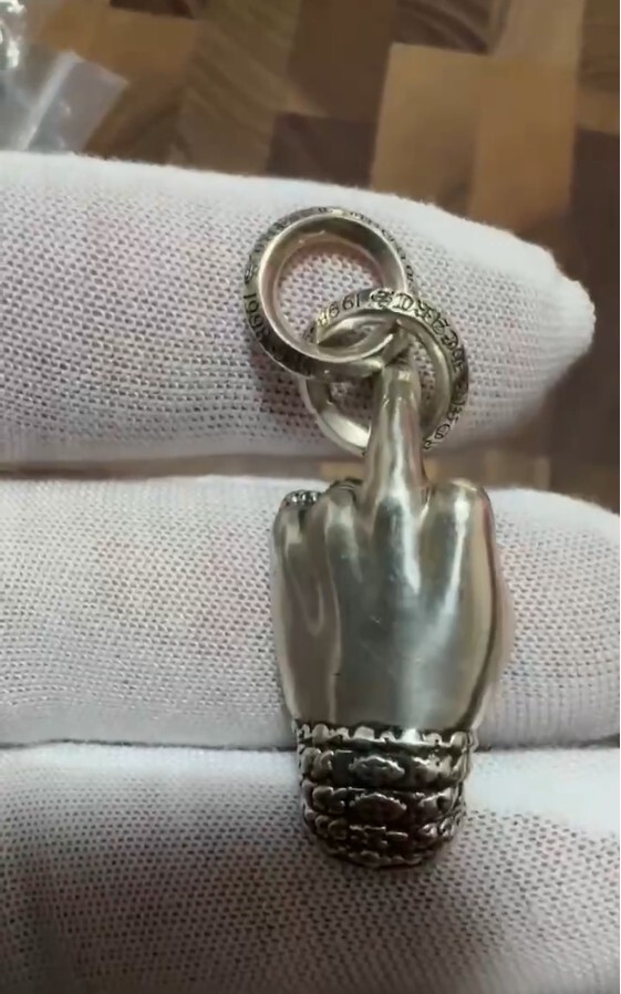 Chrome Hearts Middle Finger Pendant