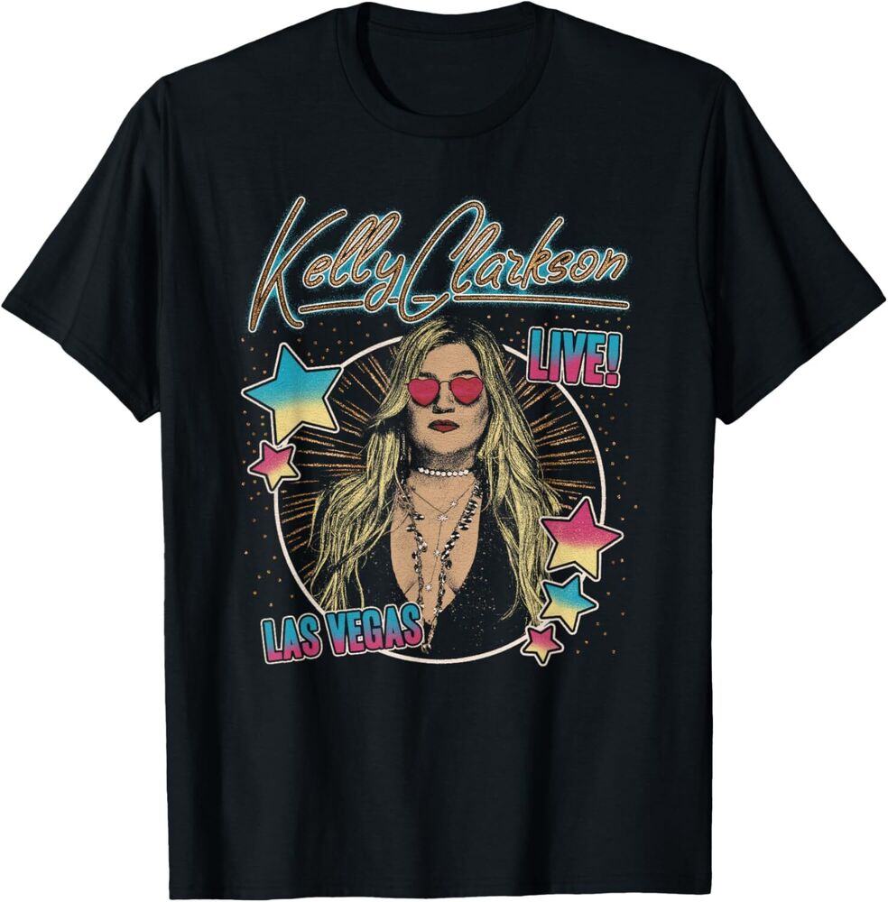 Kelly Clarkson Vegas Glitter T-Shirt Hoodie