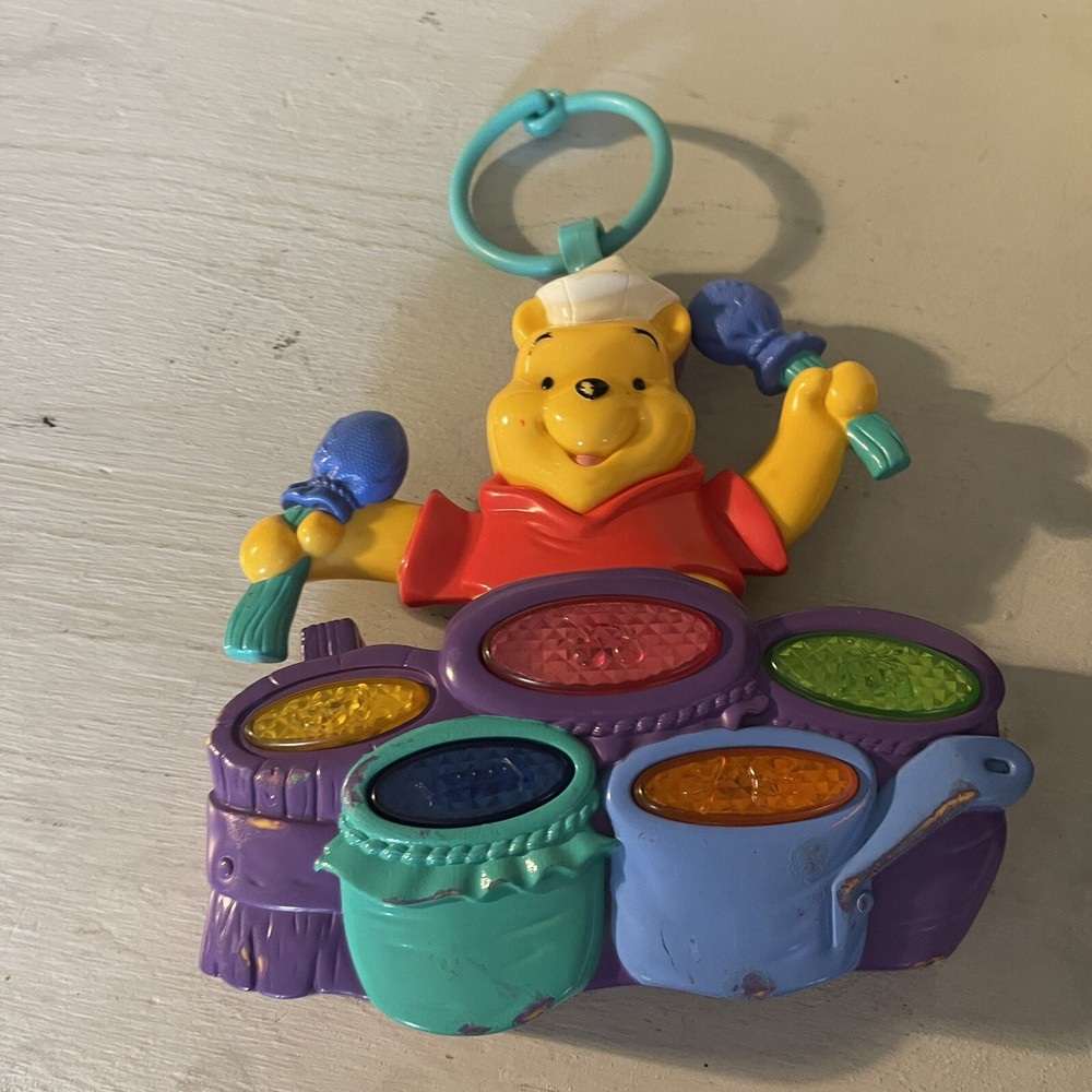 Vintage 1997 Disney’s Winnie The Pooh Clip on Interactive Toy-Tested EUC