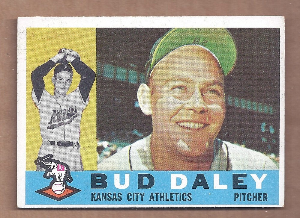 1960 Topps #8 BUD DALEY EX-NMT CONDITION