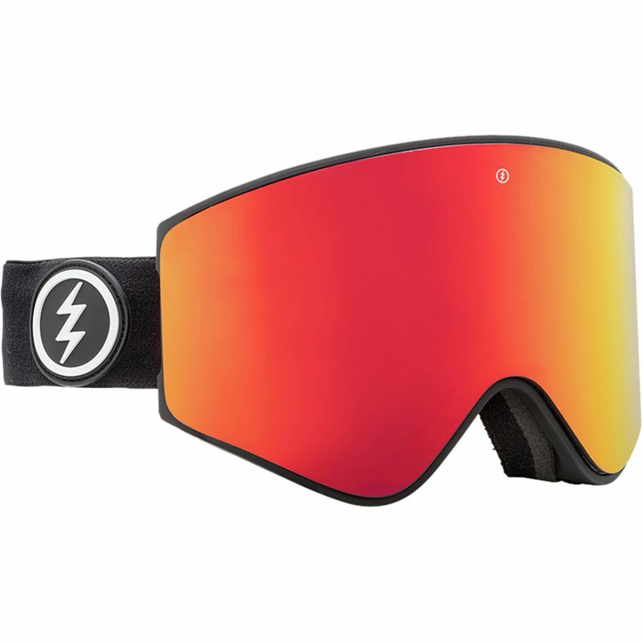 Electric Visual EGX Matte Black Snow Goggles with Brose Red Chrome Lens  -image
