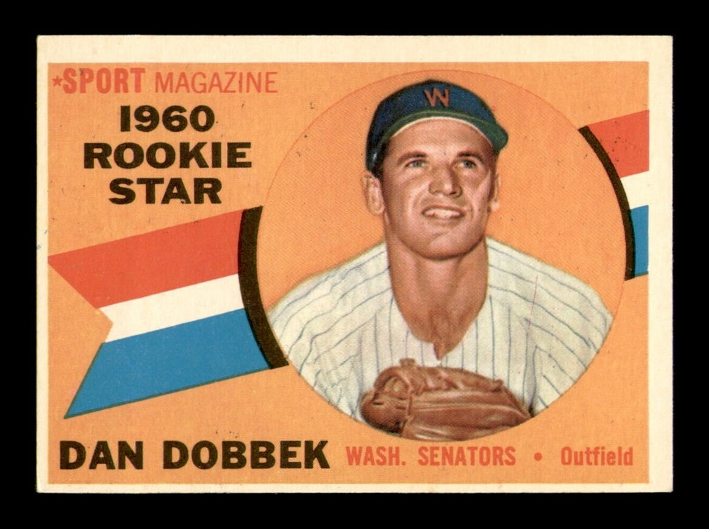 1960 Topps #123 Dan Dobbek NM Baseball Card OBGcards