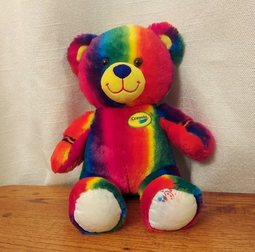 Build A Bear Workshop 2021 Crayola Teddy Bear 16