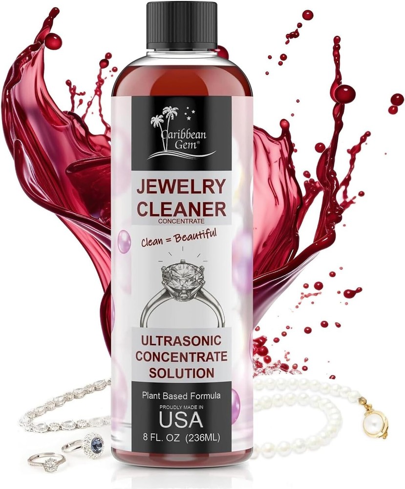 Ultrasonic Cleaner Solution Concentrate All-Purpose Powerful Cleaning Formula