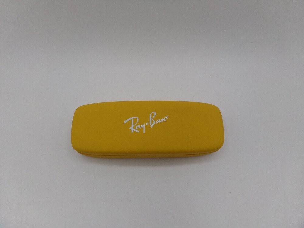 Ray-Ban Hard Clamshell Glasses Case Yellow Sunglasses Eyeglasses
