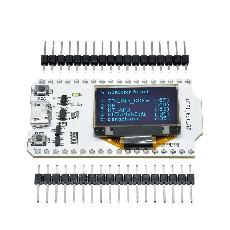 WIFI_Kit_32 ESP32 Bluetooth Wifi Placa de desarrollo CP2102 Placa IoT 0,96