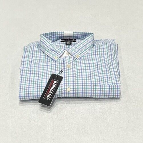 Kirkland Signature Men's Traditional Fit Dress Shirt, Multicolor, Size 18-36/37