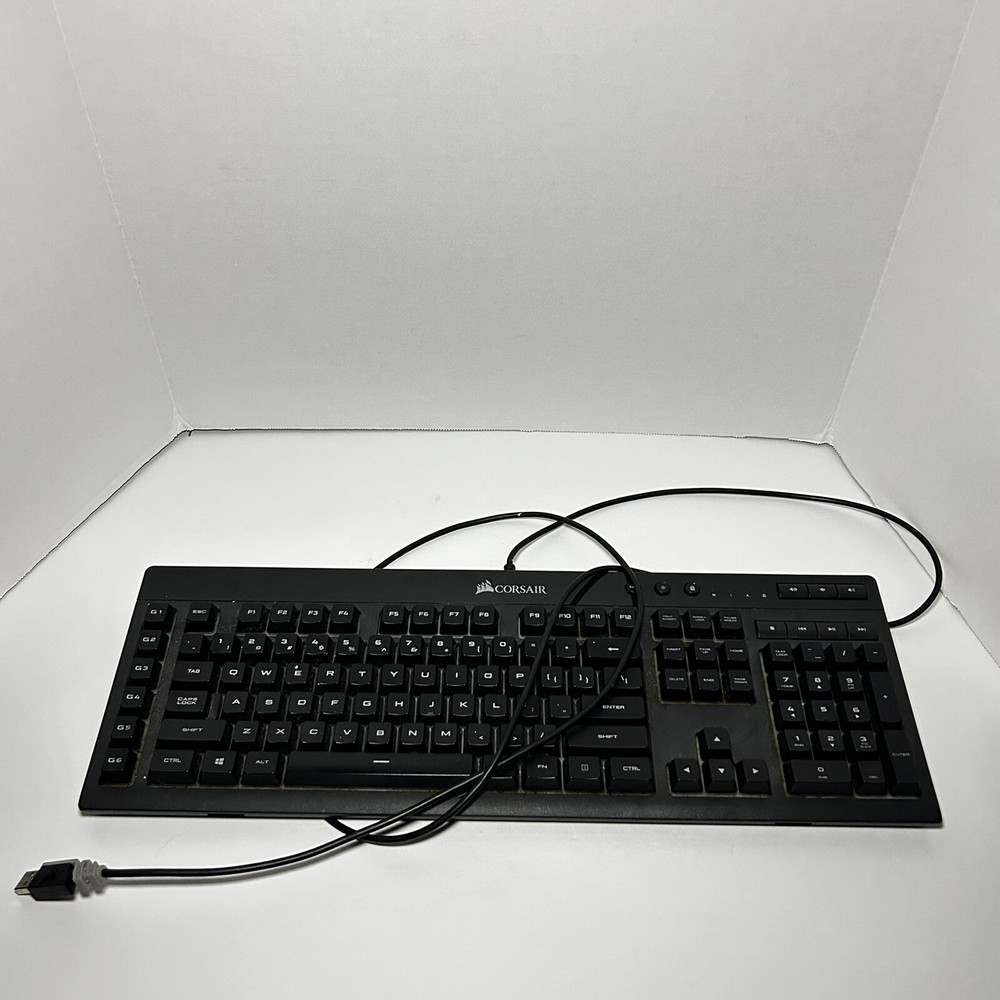 Corsair K55 PRO LITE RGB Wired Gaming Keyboard with Quiet Membrane Keys - Black