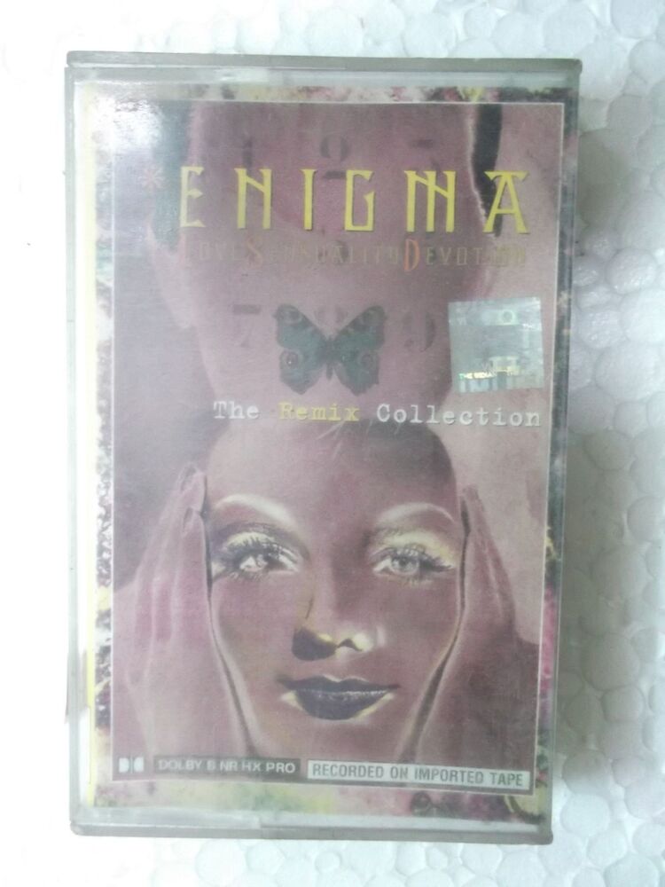 ENIGMA  LOVE SENSUALITY REMIX COLLECTION   2002 RARE orig CASSETTE TAPE INDIA