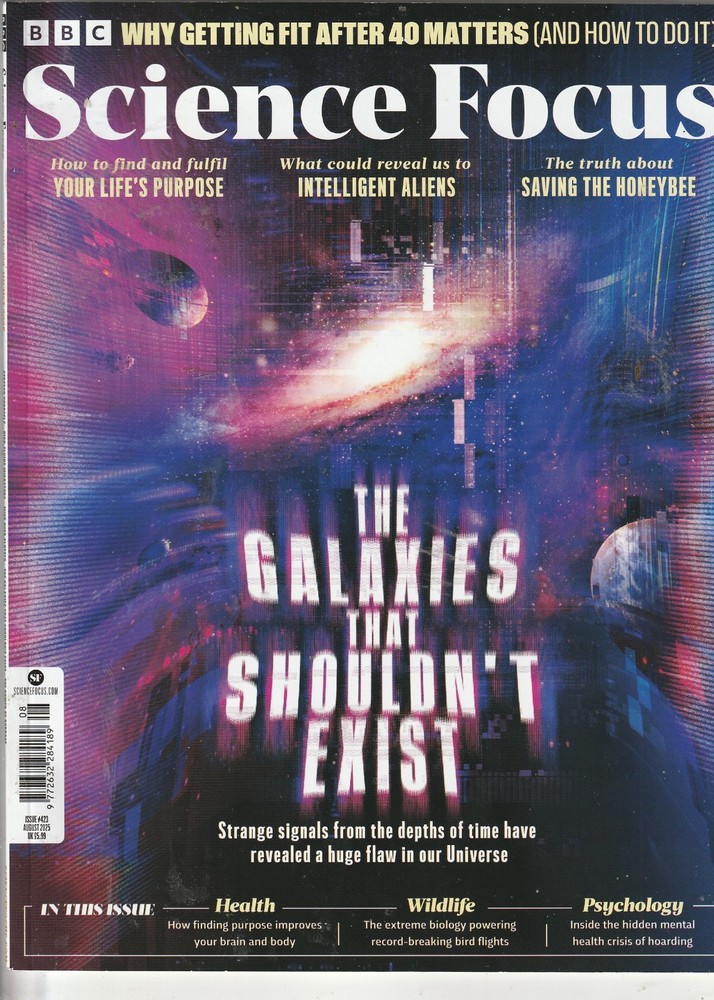 BBC Science Focus August 2025 Fitness After 40 Pollinators Bird Migration