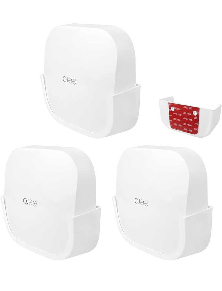 Screwless Wall Mount Bracket for EERO Pro 6 Tri-Band Mesh WiFi 6 System, 3 Pack