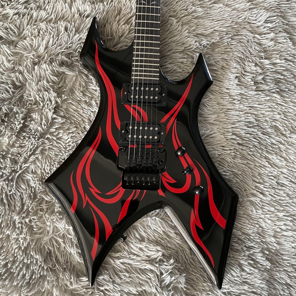 Custom Warlock EXtreme Electric Guitar FR Bridge 6String Basswood Body Fast Ship