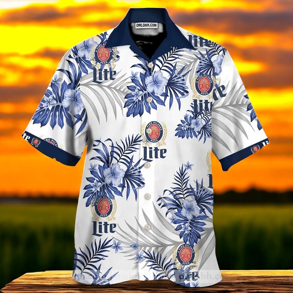 Miller Lite Authentic Hawaiian Shirt