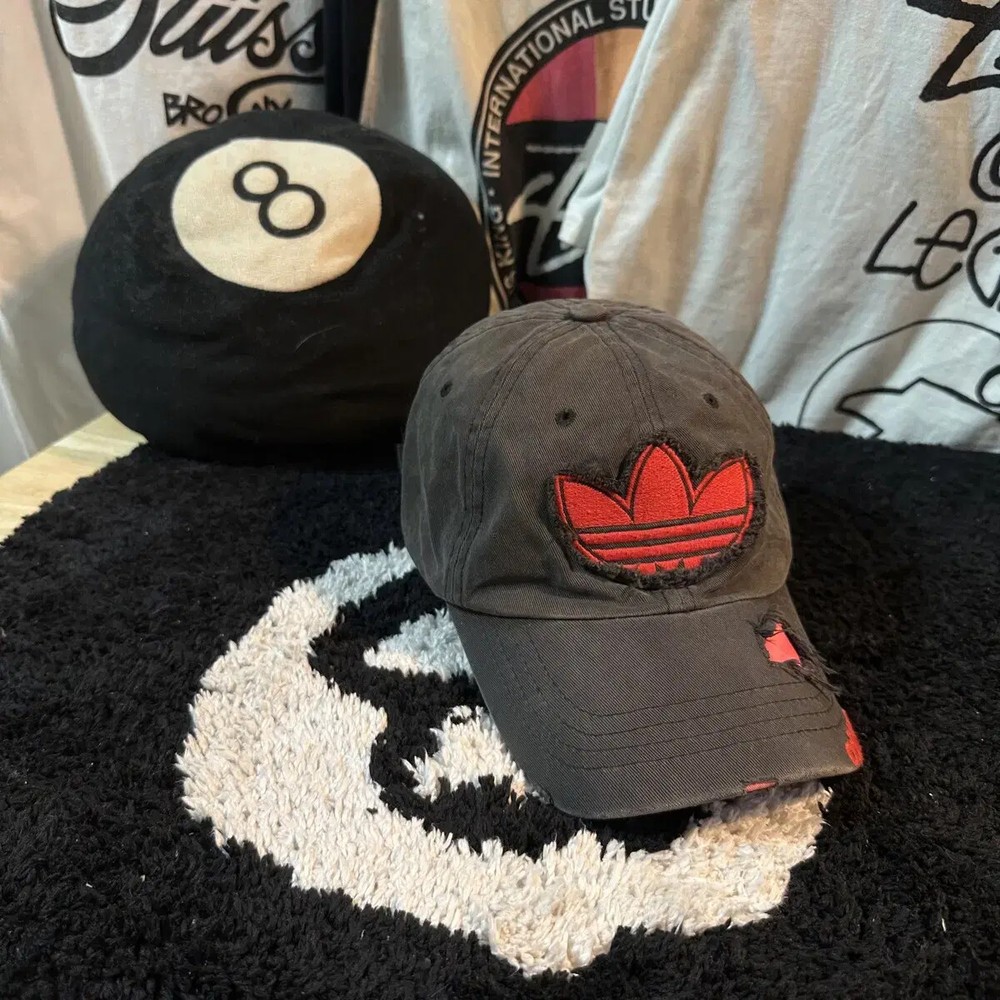 adidas old school firebird patch logo ball cap