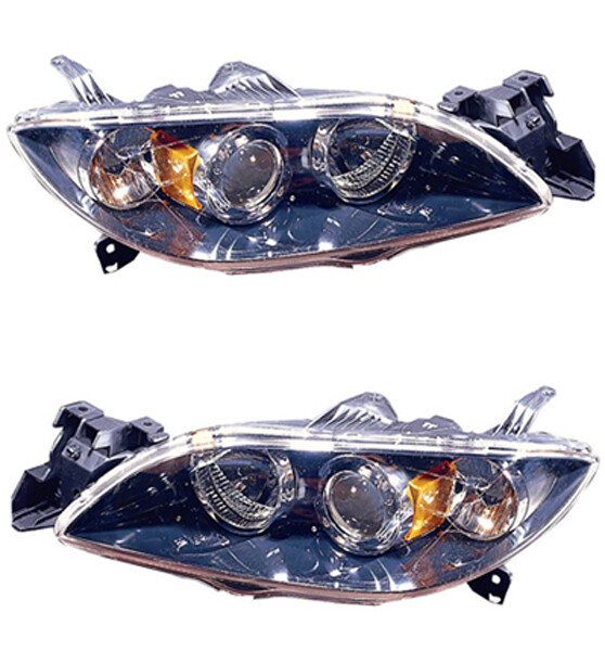 Halogen Headlights for Mazda 3 2004 to 2009 Sedan Only