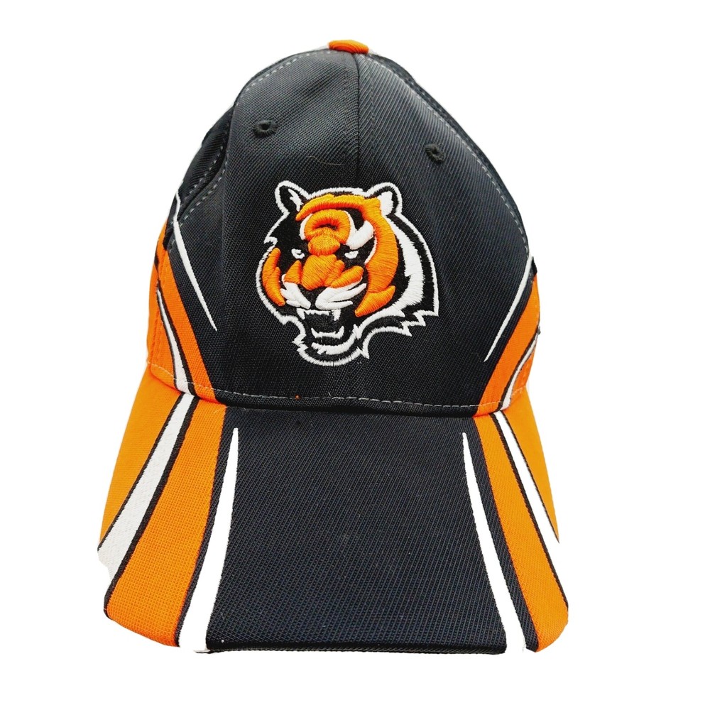 Cincinnati Bengals Flexfit Hat One Size Black NFL Reebok Authentic Sideline