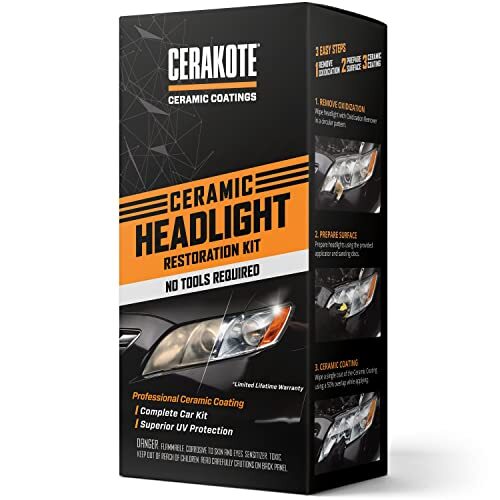 CERAKOTE® Ceramic Headlight Restoration Kit – Guaranteed To Last As Long As Y...