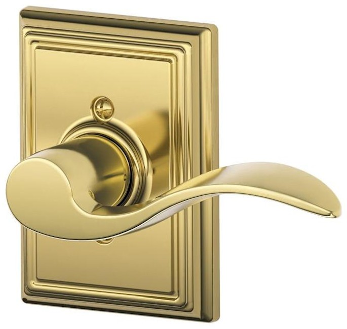 Schlage F170 Right Hand Non-Turning Accent Door Lever