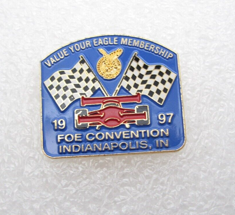 Vtg 1997 FOE Convention Indianapolis Illinois Lapel Pin (C516)