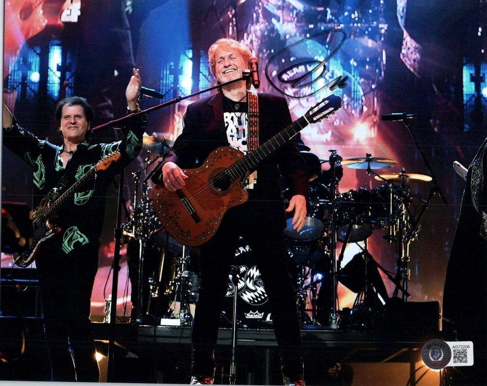 JON ANDERSON SIGNED 8X10 PHOTO BECKETT BAS COA YES RARE ROCK N ROLL 3