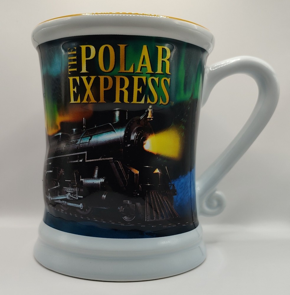 Polar Express Themed Train Coffee Mug for Holiday Cheer