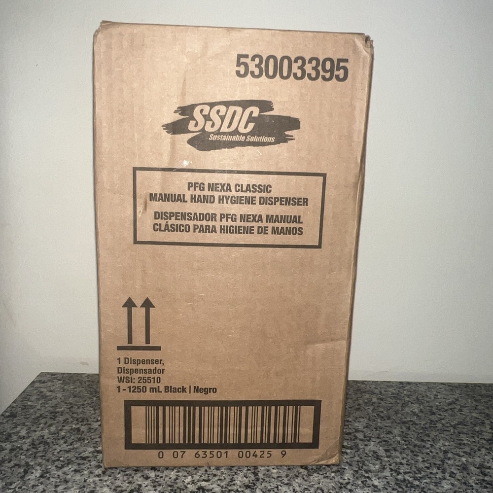 SSDC PFG Nexa Classic Manual Hand Hygiene Dispenser Black