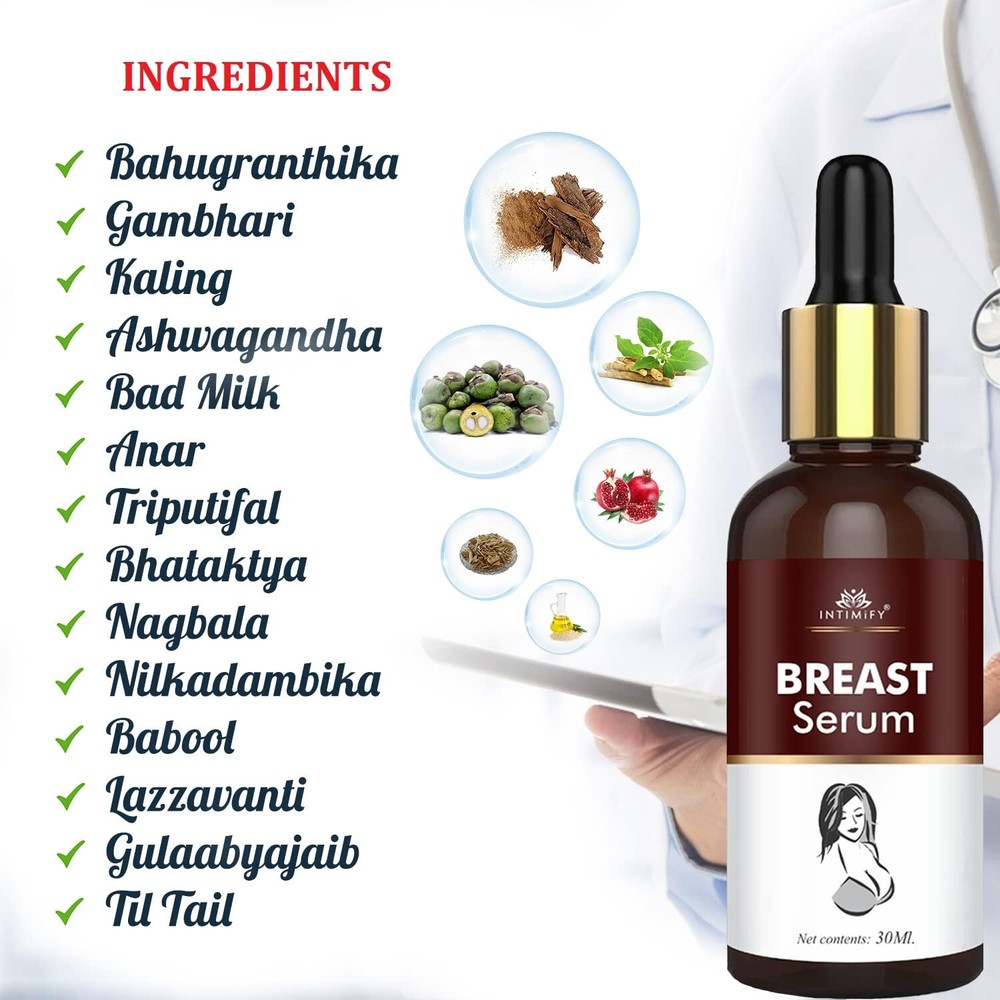 INTIMIFY Women's Breast Oil 30ml | Ayurvedic Massage | Enhance & Lift! BUY NOW!-image