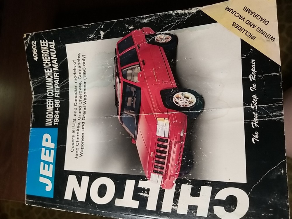 Jeep Wagonner, Commanche, and Cherokee, 1984-98 by NP-Chilton Editors (1999,...