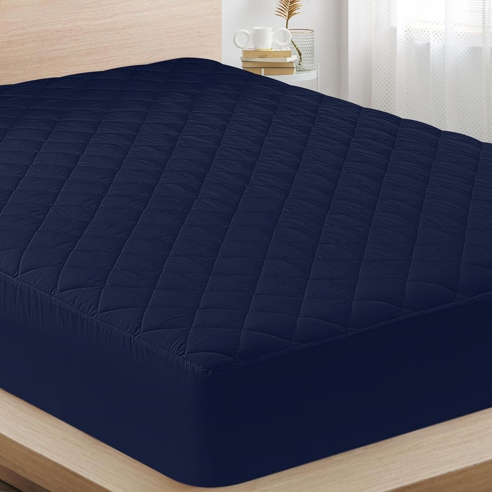 16-Inch Queen Memory Foam Mattress Topper Cover with Stretchy Bed Pad Fit