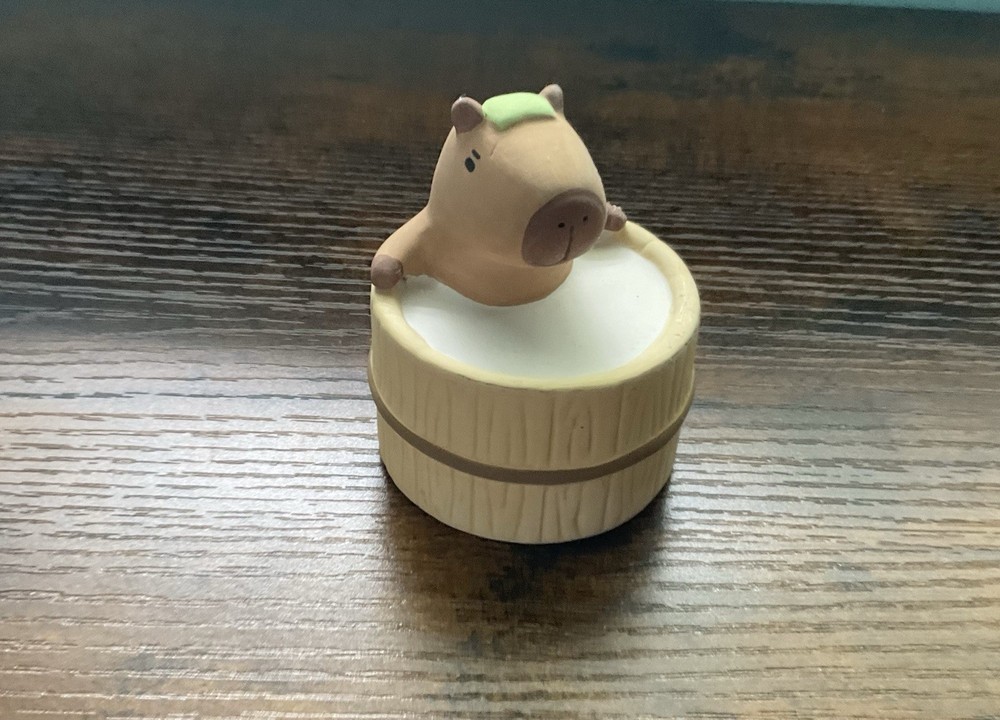 Capybara in Tub Aroma Ceramic Stone Diffuser for Essential Oils