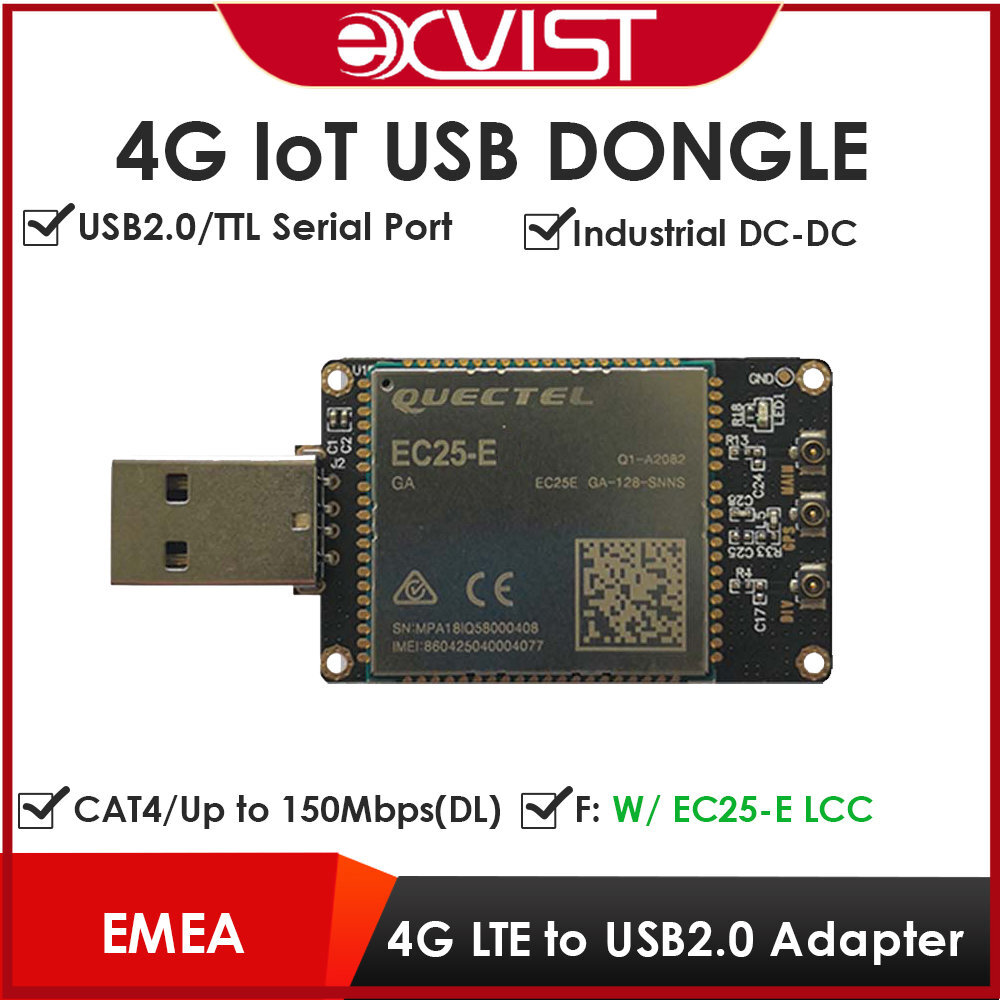 4G USB Dongle Builtin LTE FDD Wireless Modem EC25 EC25-E W/SIM Card Slot Global