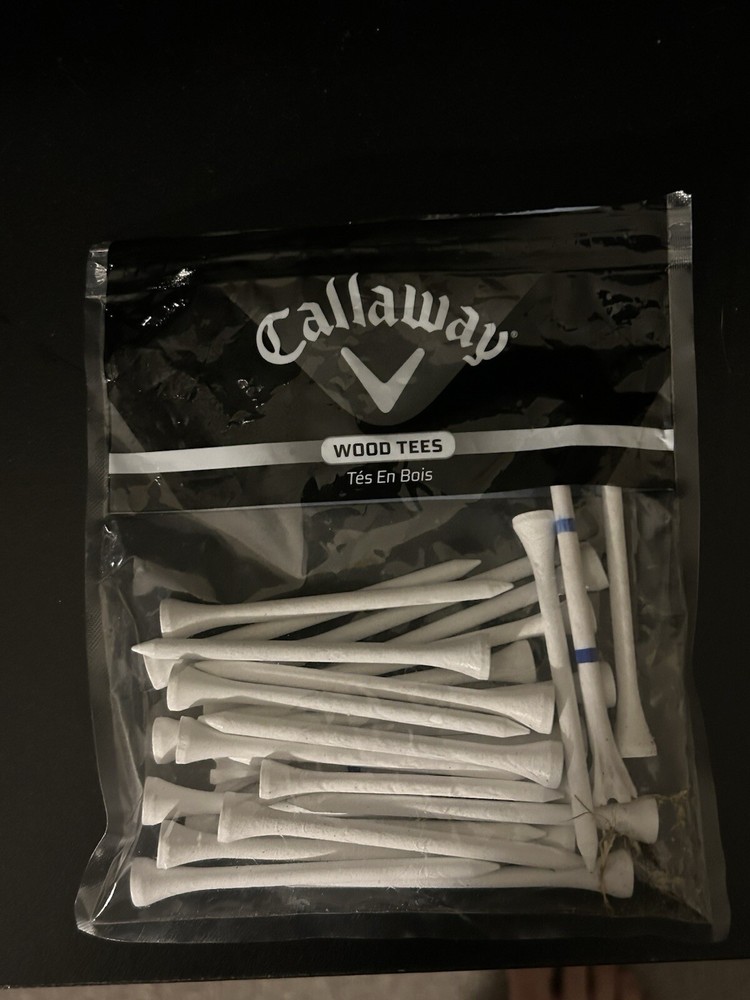 Callaway White Golf Wood Tees 2 3/4