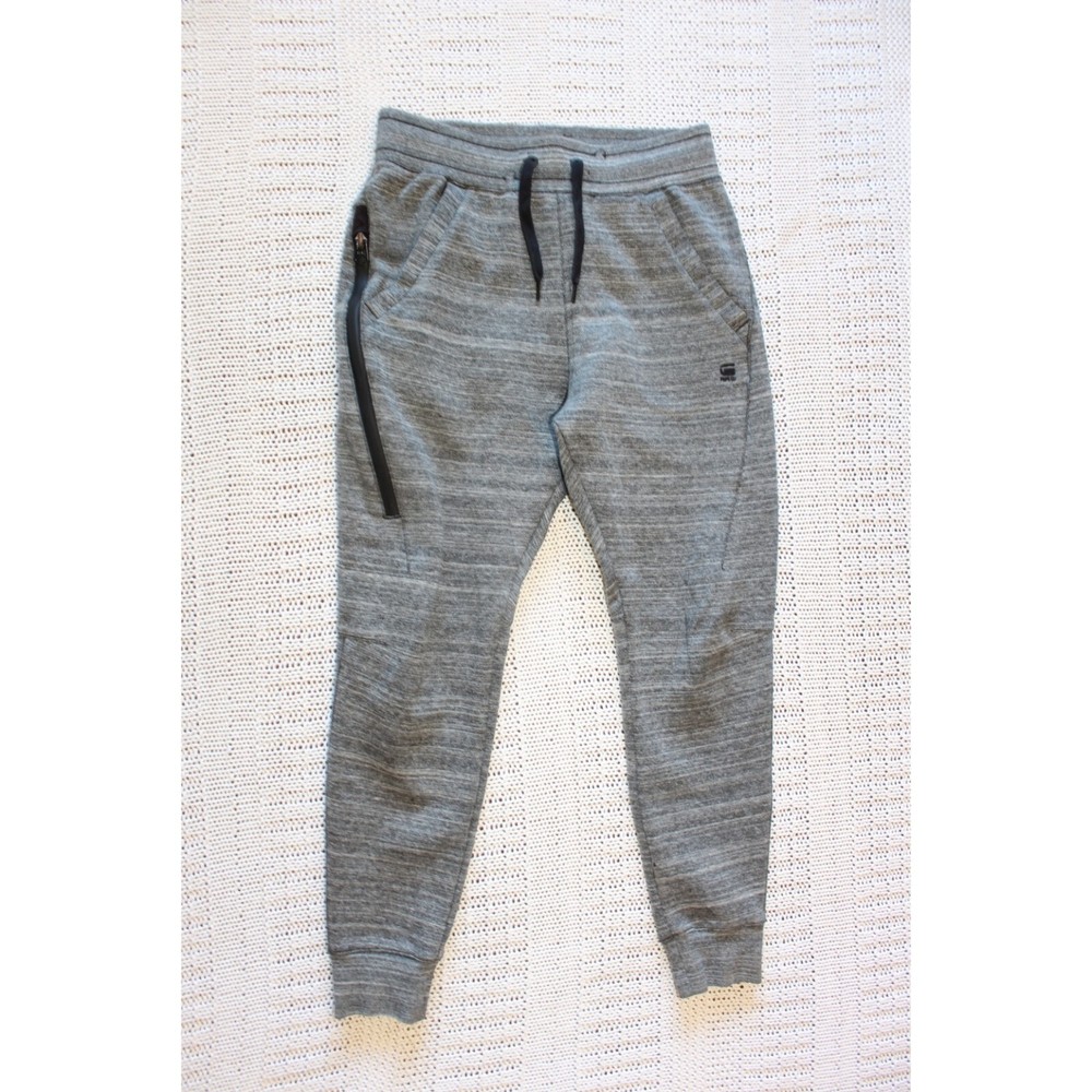G Star Raw Citishield Slim Tapered SW Pants Joggers Men Size XS Drawstring Grey