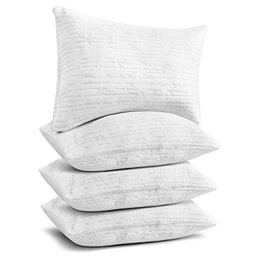 Shredded Memory Foam Pillow Queen, Pillow for Sleeping, Adjustable Memory