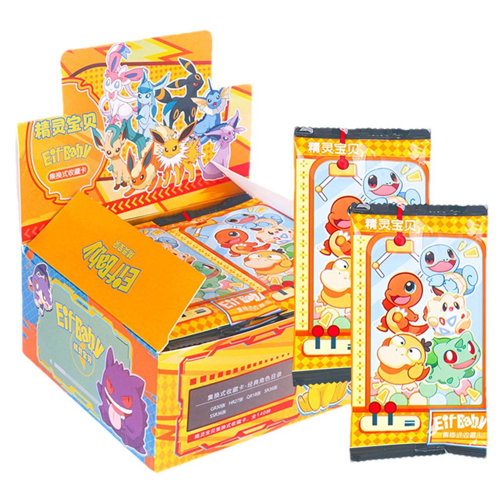 Chinese Pocket Baby Eif Booster Box for Pokémon - 30 Packs Board Game Card