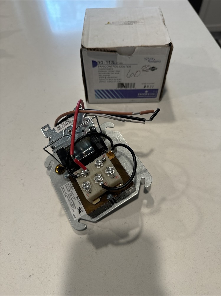 New Emerson White Rodgers 90-113 Fan Control Center Transformer 120V 60Hz