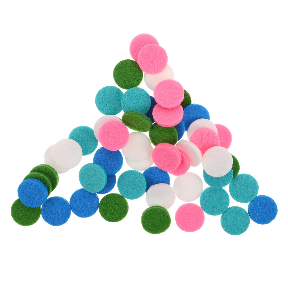 50-Pack Aromatherapy Cotton Pads for Essential Oil Diffuser Bracelets  