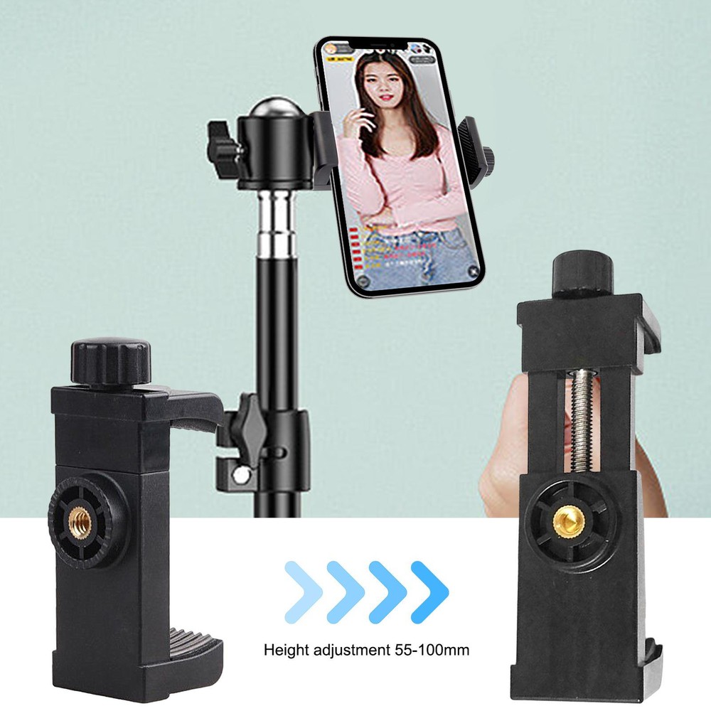 Portable Digital Smartphone Tripod Adapter with Phone Holder Attachment