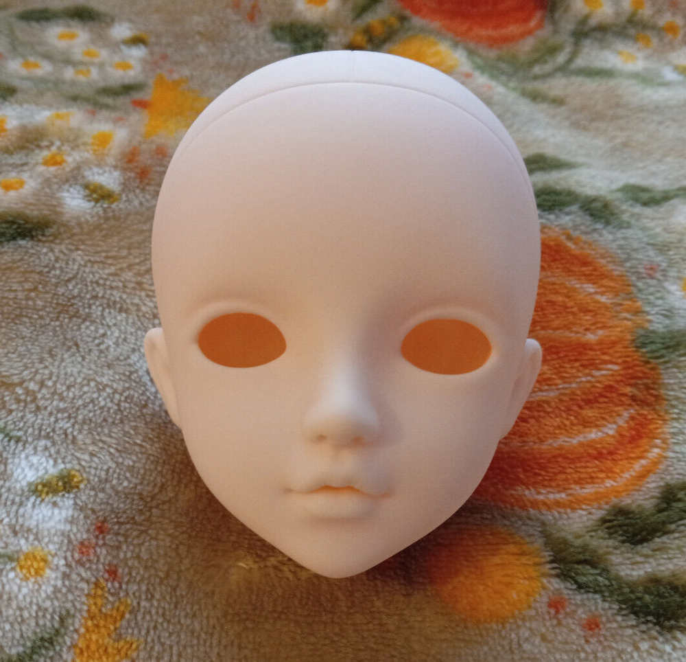1/3 Scale BJD Doll Head Body Parts DIY Without Makeup Pinkish Skin
