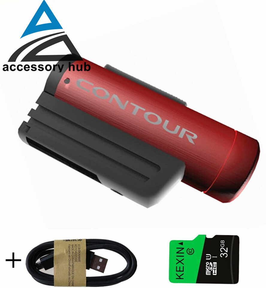 Helmet Sports Recorder 1080p HD Action Video Camera Contour ROAM 2 red +32G card