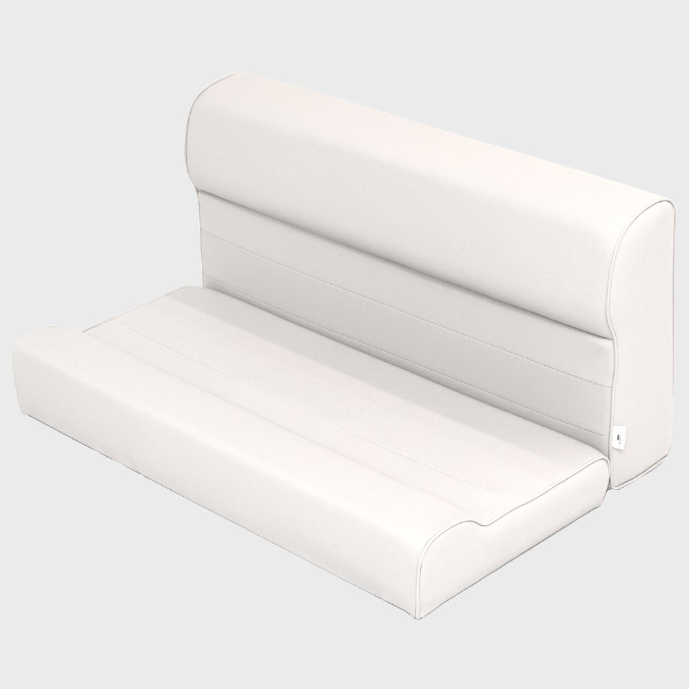 Wise Pontoon Boat Bench Seat Cushions WD100TM-204 | 36In White (2Pc)