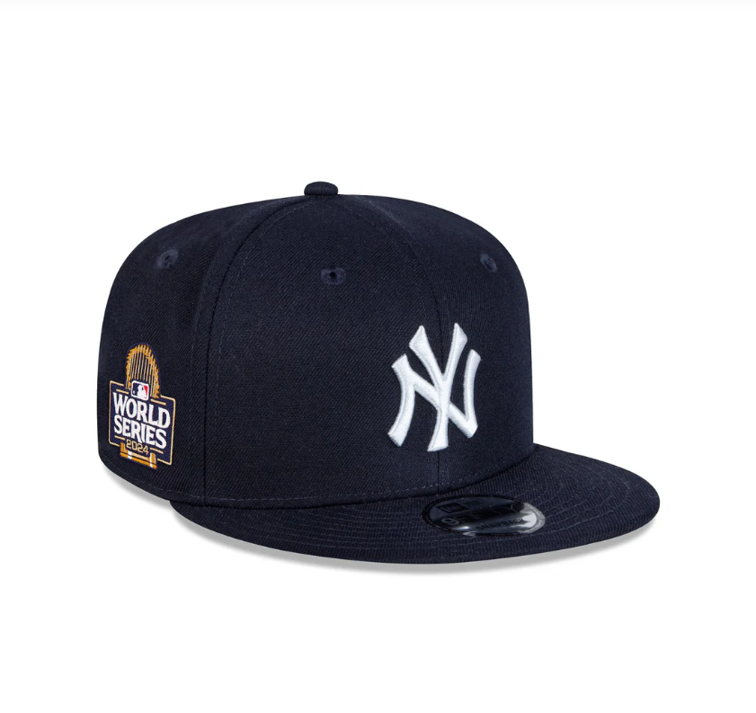 New York Yankees 2024 WS 9FIFTY Adjustable Snapback New Era Cap - Navy - NWT